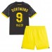 Borussia Dortmund Sebastien Haller #9 Replika Babykläder Borta matchkläder barn 2023-24 Korta ärmar (+ Korta byxor)
